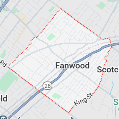 Fanwood New Jersey Map Fanwood New Jersey Map