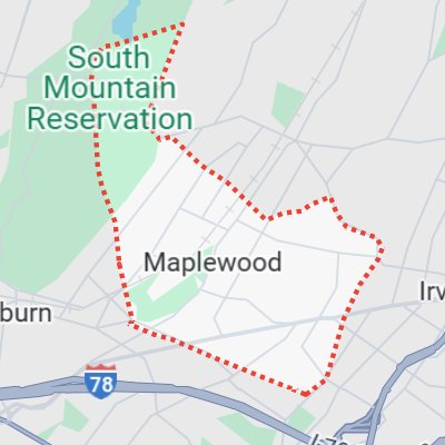 Maplewood New Jersey Map Maplewood New Jersey Map